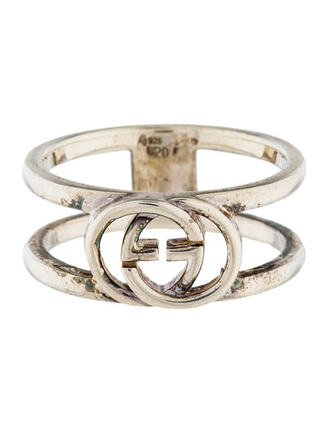 gucci ring with interlocking g|gucci interlocking g ring sandals.